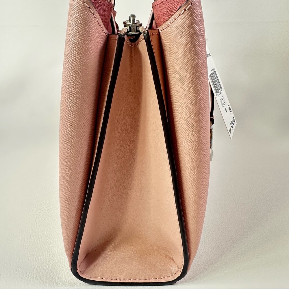 NWT Women’s Michael Kors Small Ruthie Satchel/Tote Pink Leather Handbag - Picture 7 of 7